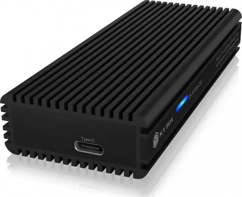 ICY BOX IB-1916M-C32 černá / externí box pro M.2 2280 NVMe SSD / USB 3.2 (Gen2x2) C+A