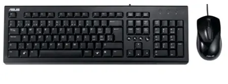 ASUS U2000 černá / Set Klávesnice + Myš / drátová / USB