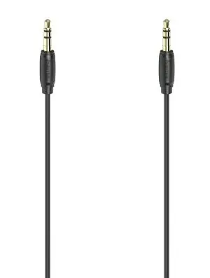 Hama 205118 audio slim kabel jack - jack 1.5 m černá 