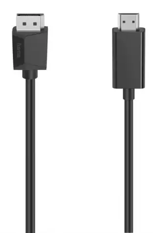 Hama 200712 kabel DisplayPort na HDMI UHD/4K 1.5 m černá