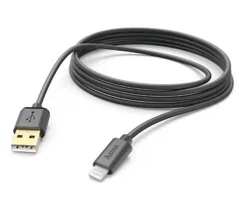 Hama 201582 MFi USB kabel pro Apple USB-A na Lightning 3 m černá