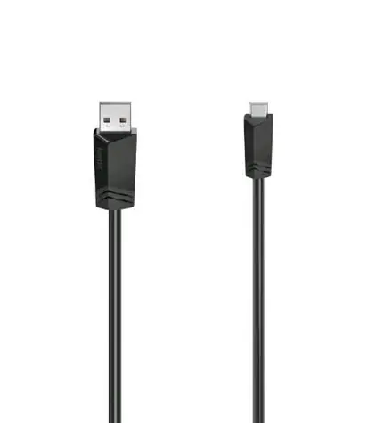 Hama 200606 mini USB 2.0 kabel USB-A na miniUSB 1.5 m černá 