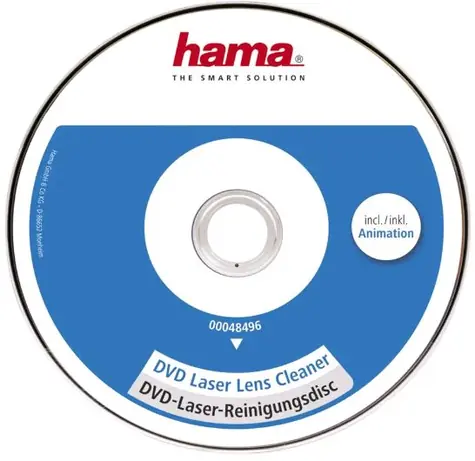 Hama 48496 disk pro čištění laserového snímače DVD mechaniky / suchý proces