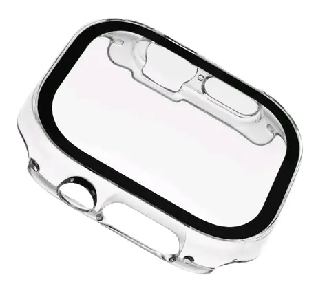 FIXED Ochranné pouzdro Pure s temperovaným sklem pro Apple Watch Ultra 49 mm čirá