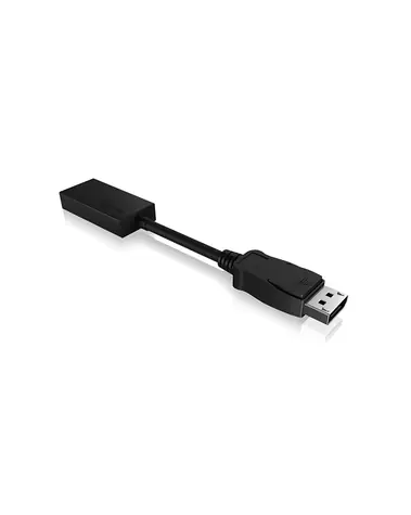 Icy Box IB-AC508a černá / DisplayPort adaptér na HDMI 4K černá 