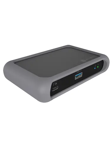 Icy Box IB-HUB801-TB4 černo-šedá / USB-C HUB / 1x USB 3.2 A / 3x Thunderbolt USB-C 