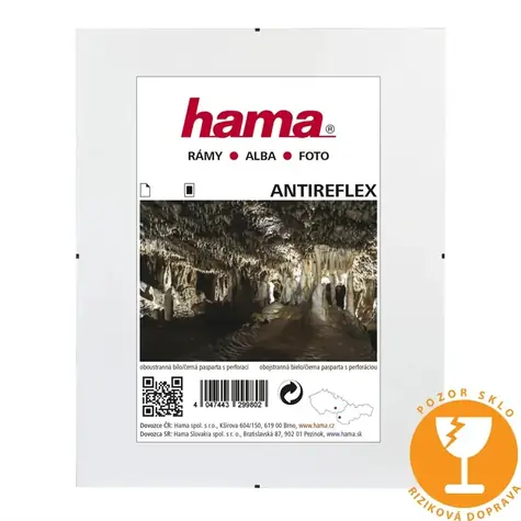 Hama Clip-Fix antireflexní sklo 21x29.7 cm (formát A4)