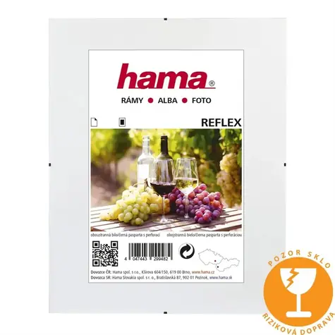 Hama Clip-Fix normální sklo 50x70 cm 