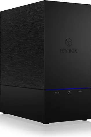 Icy Box IB-RD3621U3 černá / Externí box pro 2x 3.5