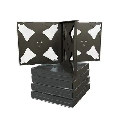 MediaRange BOX34-4 obal na 4x CD/DVD čirá / 5ks 