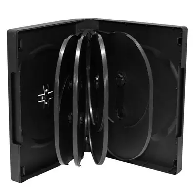 MediaRange BOX35-10 DVD obal pro 10 disků černá / 33mm 