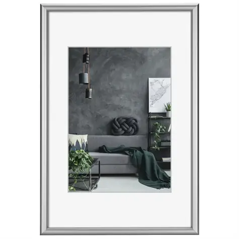 Hama DETROIT rámeček hliníkový 50x70 cm  stříbrná  / plastové sklo