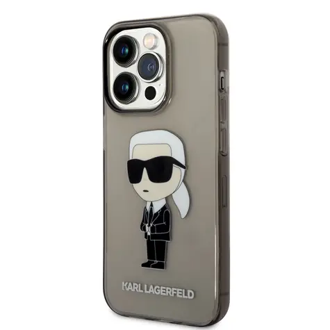Karl Lagerfeld IML Ikonik NFT Zadní Kryt pro Apple iPhone 14 Pro Max černá