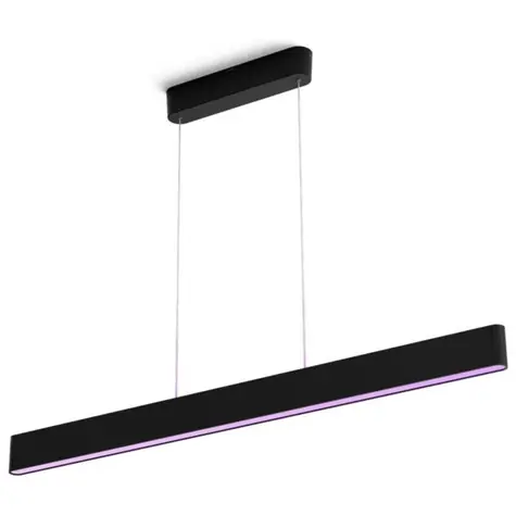 Philips Hue Ensis 2x39W černá / LED závěsné svítidlo / 6000lm / 2000-6500K / IP20