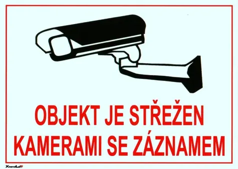 XtendLan Bezpečnostní tabulka 210x150mm