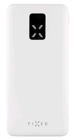 FIXED Zen 10 Powerbanka s LCD displejem a výstupem PD 20W bílá / 10 000 mAh 