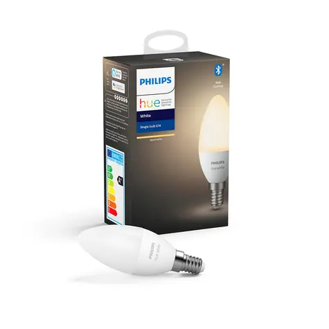 Philips Hue LED žárovka E14 5.5W teplá bílá / chytrá LED žárovka / 470 lm / 2700 K / stmívatelná