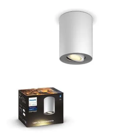 Philips Hue WA Pillar bodové LED svítidlo GU10 1x5W bílá / 350lm / 2200-6500K / IP20