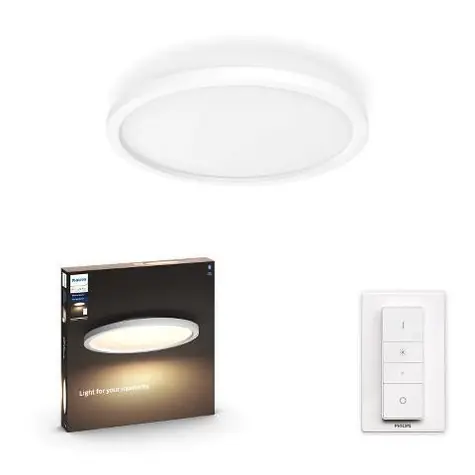 Philips Hue WA Aurelle přisazený LED panel 24.5W bílá / 2450lm / 2200-6500K / IP20 / ovladač