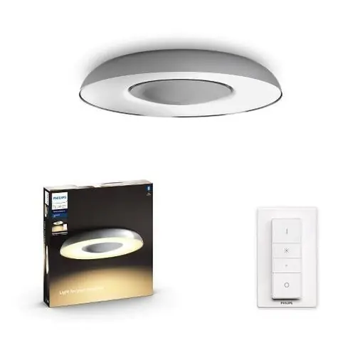 Philips Hue Still WA stropní LED svítidlo 1x32W hliník / 2400lm / 2200-6500K / IP20 / ovladač