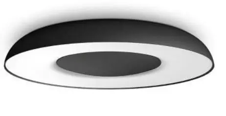 Philips Hue WA Still stropní LED svítidlo 1x32W černá / 2400lm / 2200-6500K / IP20 / ovladač