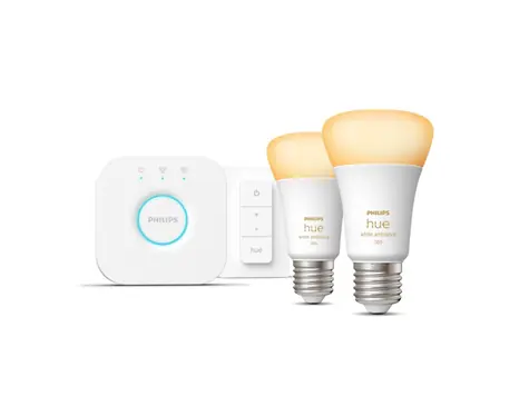 Philips Hue HueWA 10.5W A60 E27 8W / BT chytrá LED žárovka / 1100 lm / 2200-6500 K / stmívatelná / 2ks