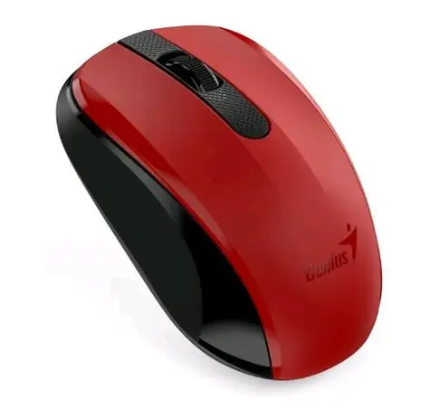 GENIUS NX-8008S červená / 1200 dpi/ bezdrátová/ BlueEye senzor 