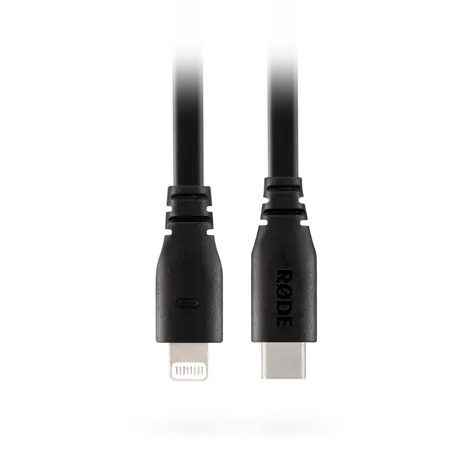 RODE SC19 kabel USB-C na Lightning 1.5m černá / pro připojení USB-C mikrofonů / 1x USB-C (M) / 1x Lightning (M)