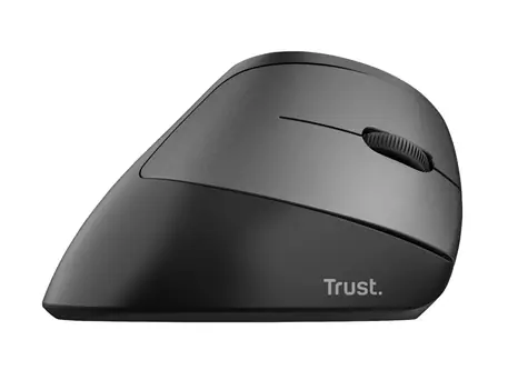 Trust BAYO ERGO eco ergonomická bezdrátová optická myš černá / 2400 DPI / 6 tlačítek / USB 