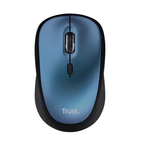 Trust YVI+ wireless mouse eco modrá / bezdrátová optická myš / 1600 DPI / 4 tlačítka 