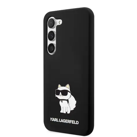 Karl Lagerfeld Liquid Silicone Choupette NFT Zadní Kryt pro Samsung Galaxy S23+ černá