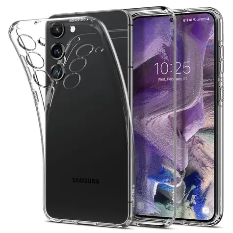 Spigen Liquid Crystal ochranný kryt pro Samsung Galaxy S23 čirá
