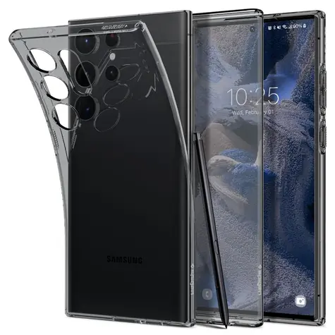 Spigen Liquid Crystal ochranný kryt pro Samsung Galaxy S23 Ultra space