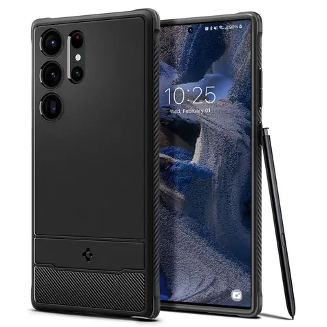 Spigen Rugged Armor ochranný kryt pro Samsung Galaxy S23 Ultra černá
