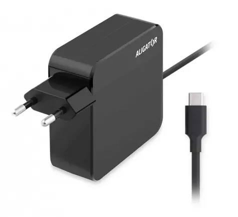 Aligator nabíječka USB-C pro notebooky (CHNT002) černá / USB-C / 65W 