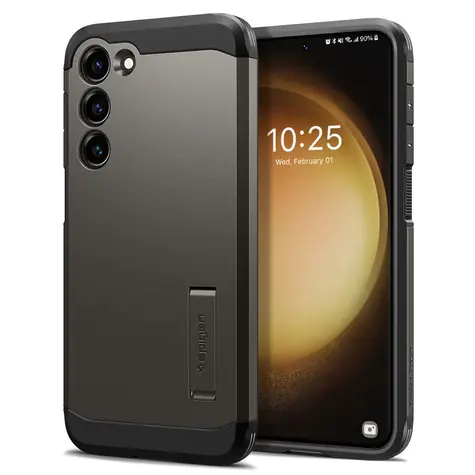 Spigen Tough Armor ochranný kryt pro Samsung Galaxy S23 gunmetal