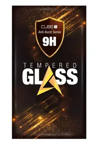CUBE1 Full-Cover Ochranné tvrzené sklo 2.5D pro Xiaomi Redmi 10C černá / lepení přes celý displej / 0.33mm / 9H