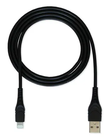 CUBE1 Datový kabel USB-C - Lightning 1.2m černá / USB-C (M) / Lightning (M) / PD 18W / Nylon