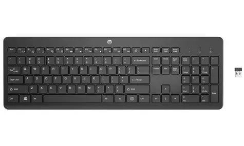 HP 230 (CZ+SK) černá / bezdrátová klávesnice / CZ+SK