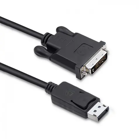 Qoltec 50364 DisplayPort - DVI 1.8 m kabel černá / DisplayPort v1.1