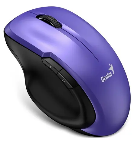 Genius Ergo 8200S fialová / 1200 dpi / Blue-Eye senzor / bezdrátová / tichá / 5 tlačítek