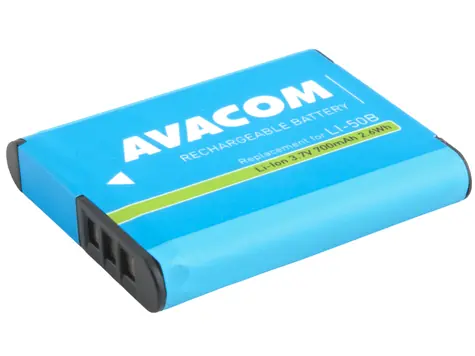 AVACOM Náhradní baterie Olympus / Li-50B / Li-Ion / 3.7V / 700mAh / 2.6Wh