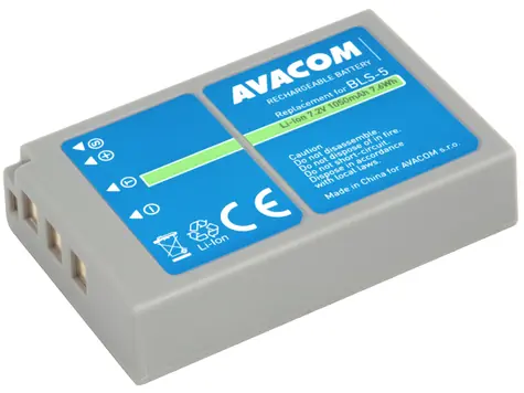 AVACOM Náhradní baterie Olympus BLS-5&BLS-50 / Li-ion / 7.2V / 1050mAh / 7.6Wh