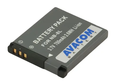 AVACOM Náhradní baterie Canon NB-8L / Li-Ion / 3.6V / 700mAh / 2.6Wh