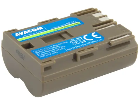 AVACOM Náhradní baterie Canon BP-511&512 / Li-Ion / 7.4V / 2040mAh / 15.1Wh