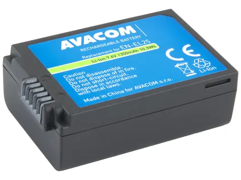 AVACOM Náhradní baterie Nikon EN-EL25 / Li-Ion / 7.6V / 1350mAh / 10.3Wh