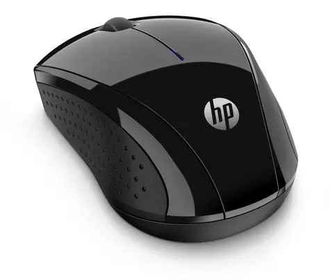 HP 220 černá  / bezdrátová myš / optická / 1600 dpi / USB