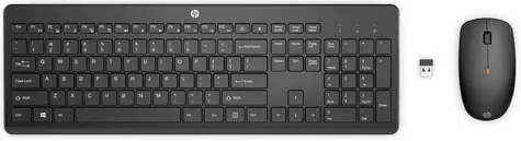 HP 230 Set černá / bezdrátová klávesnice a myš / USB / ENG