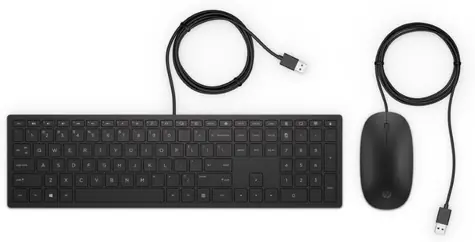 HP 400 Set černá / klávesnice a myš / USB / SK