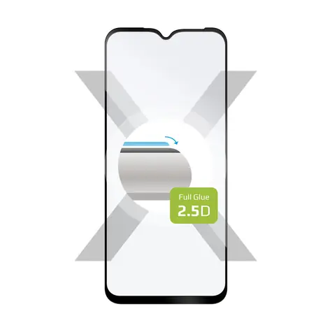 FIXED Full-Cover Ochranné tvrzené sklo pro Samsung Galaxy A14 5G černá / lepení přes celý displej 